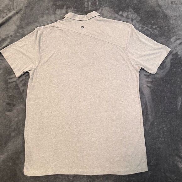 Volcom SS Polo Shirt Mens L Grey Preppy Golf Y2K Grunge Skater - Picture 5 of 9